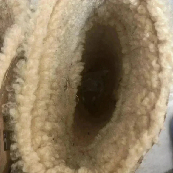 [US 7] TORY BURCH Suede Whipstitch Trim Mid Calf  Boots - Picture 8 of 16